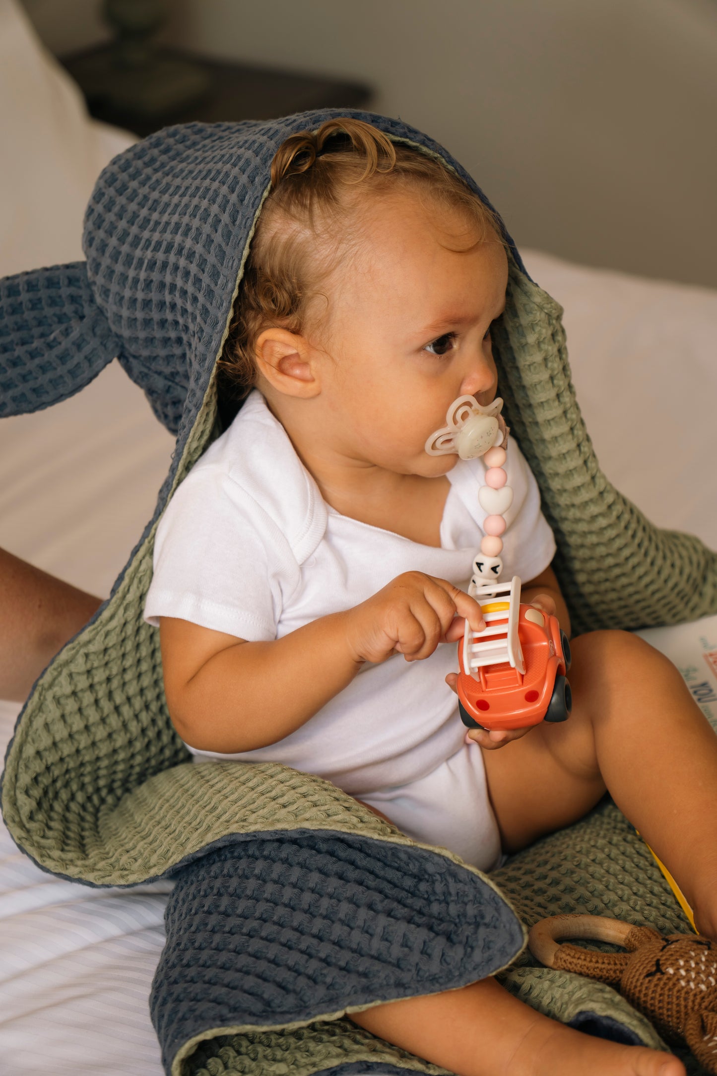 Cape de bain bébé