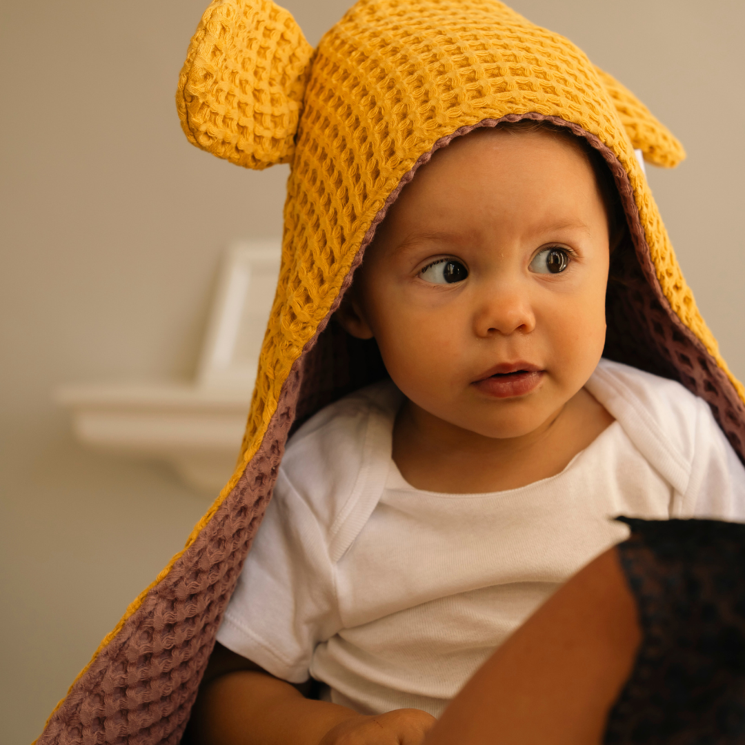 Cape de bain bébé