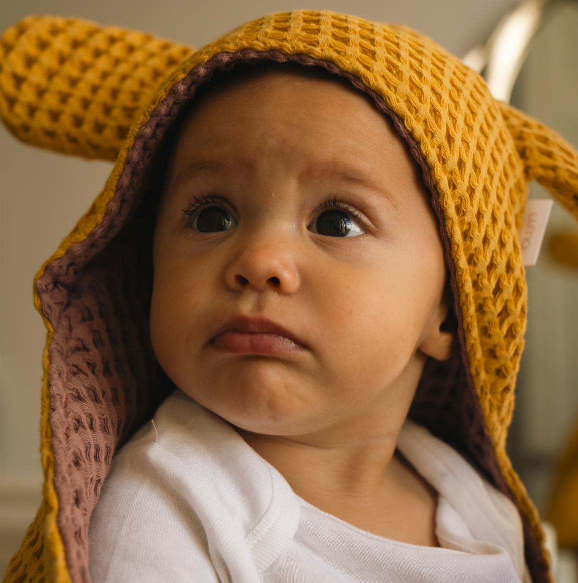 Cape de bain bébé